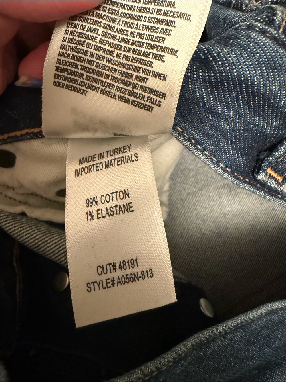 Agolde Riley High Rise Straight Crop Jeans - Picture 3 of 3